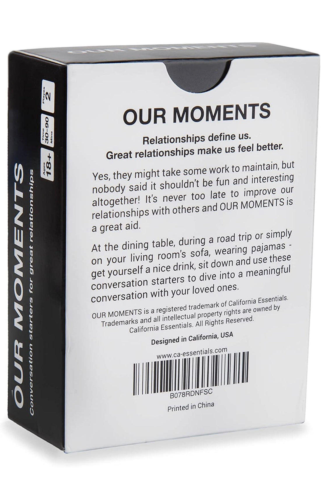 Our Moments Couple Card Game